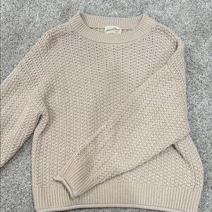Women's Beige Sweater